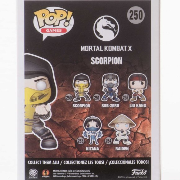 NIB Funko Pop Scorpion #250 - Picture 3 of 6